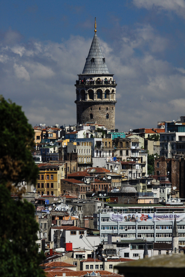 Der Galata-Turm...