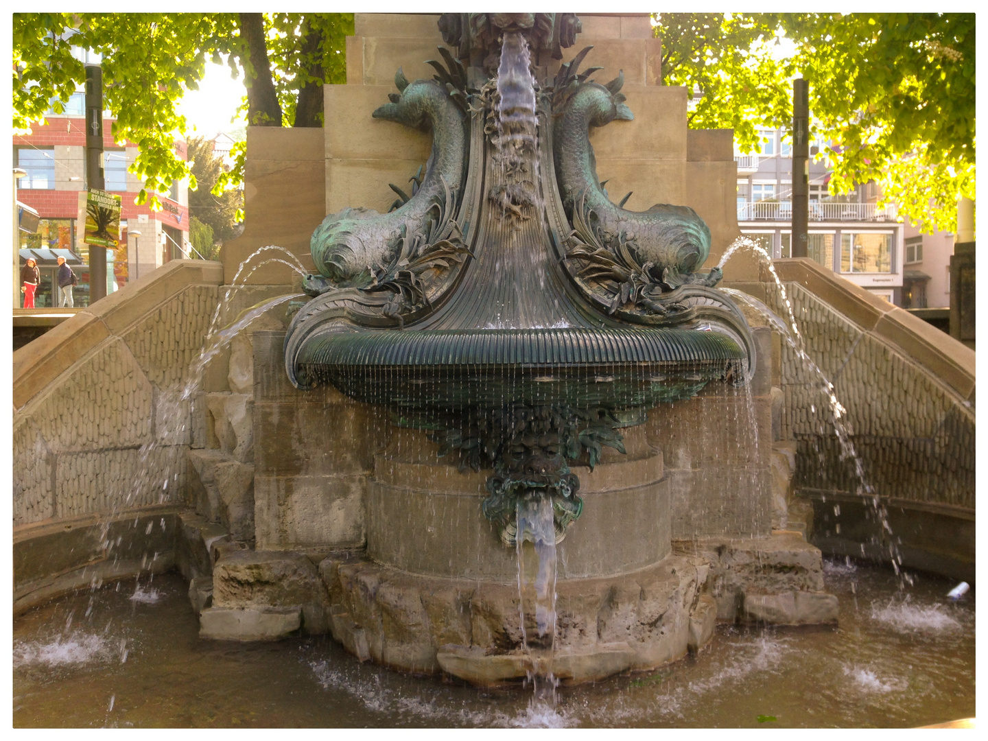 Der Galataeabrunnen am Eugensplatz