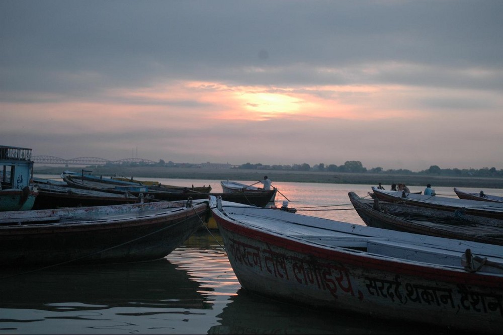 Der Ganges in Varanasi