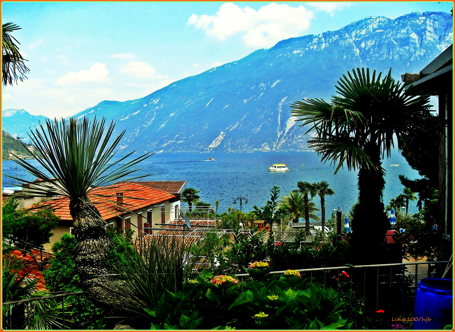Der Gardasee - aus der Sicht von Limone sul Garda Foto & Bild  europe, italy, vatican city, s 