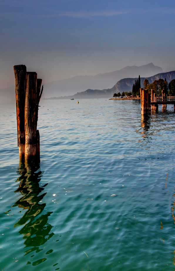 der Gardasee bei Bardolino im Okt. 2011