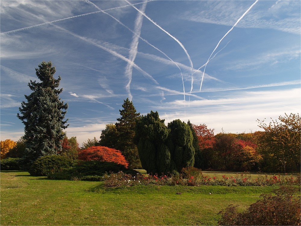 Der Garten des Bahá'i-Tempels