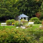 Der Garten des Sanatoriums in Heiligendamm 