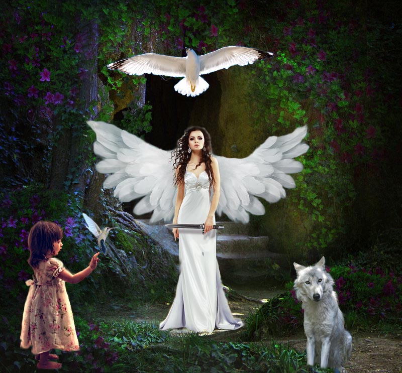 der garten eden Foto & Bild | fotomontage, fantasy mystery ...