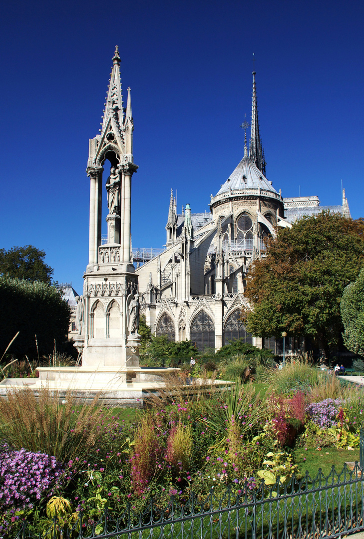 Der Garten von Notre-Dame