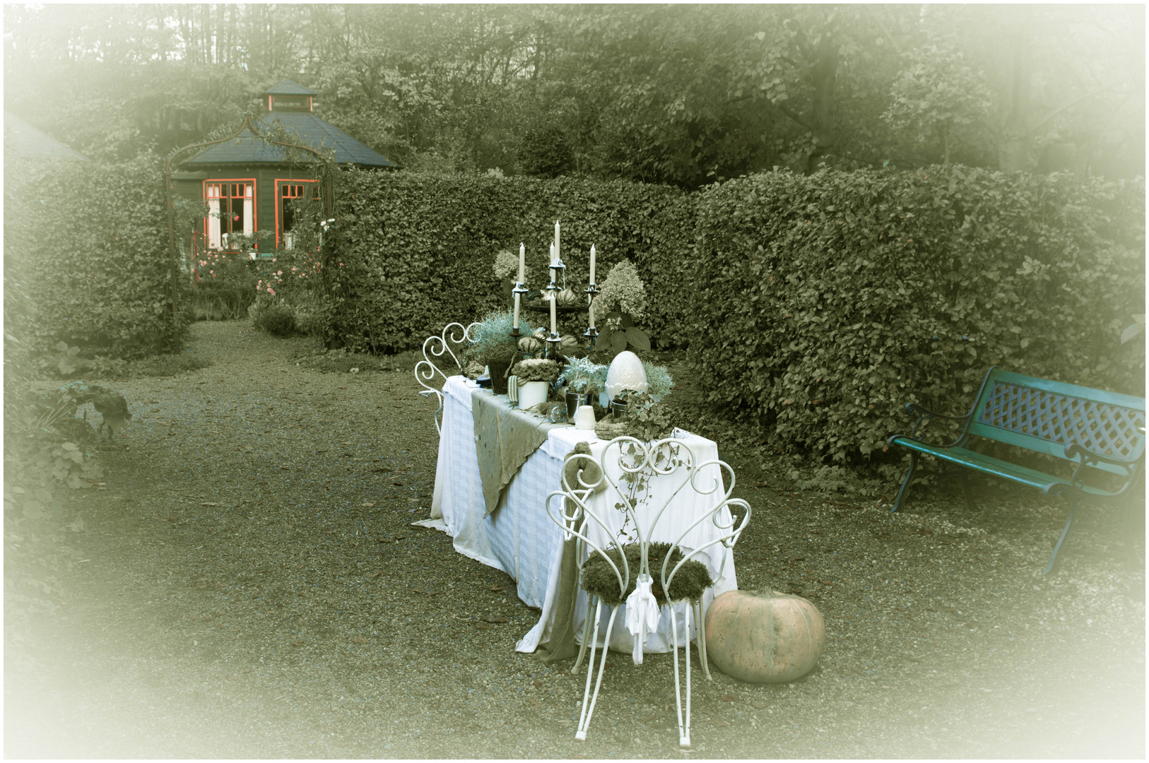 "Der Garten" Wissen an der Sieg Foto & Bild colorkey, bearbeitungs