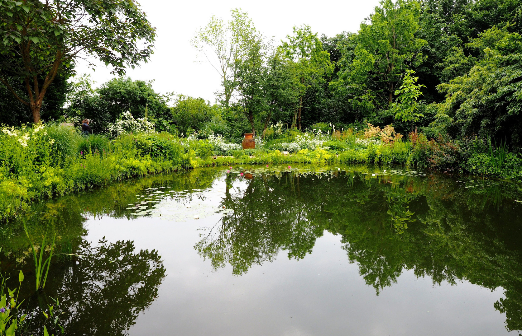 Der Gartenteich Foto & Bild fotos, sommer, himmel Bilder auf