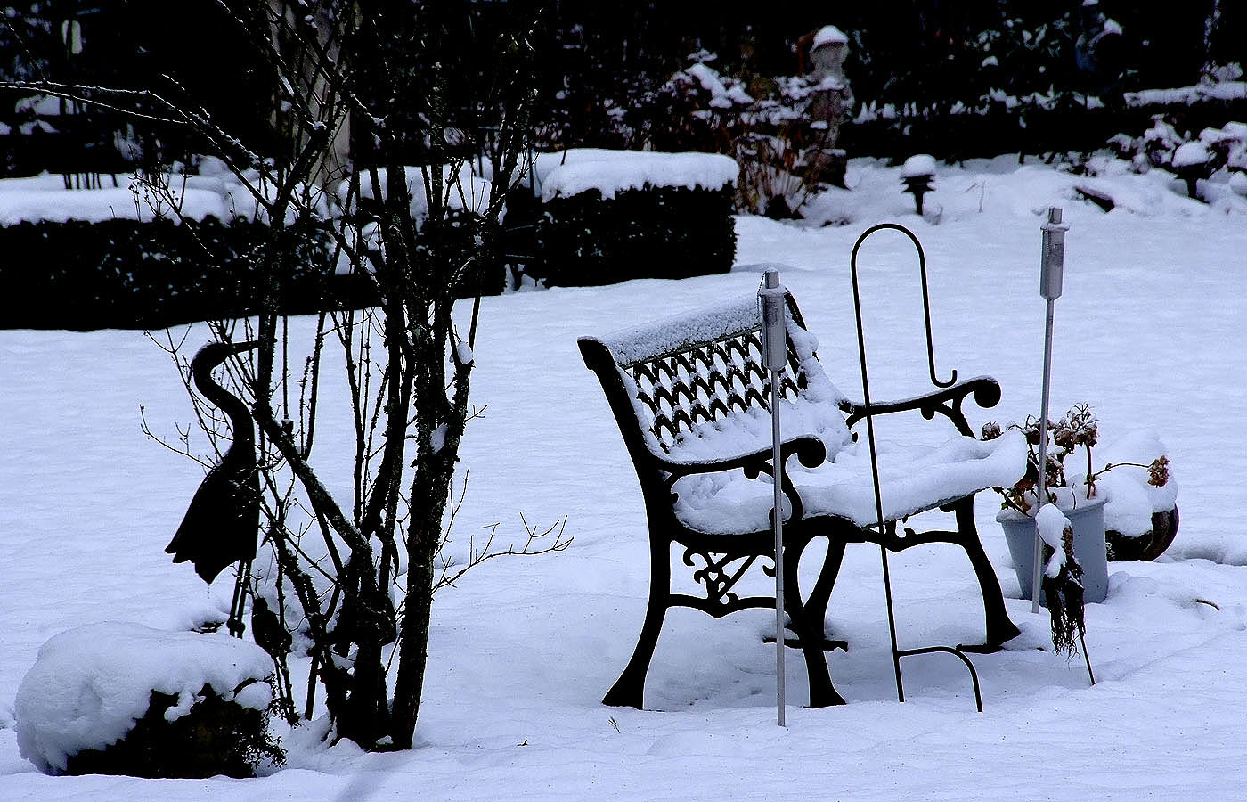 Der Gartenwinter ...