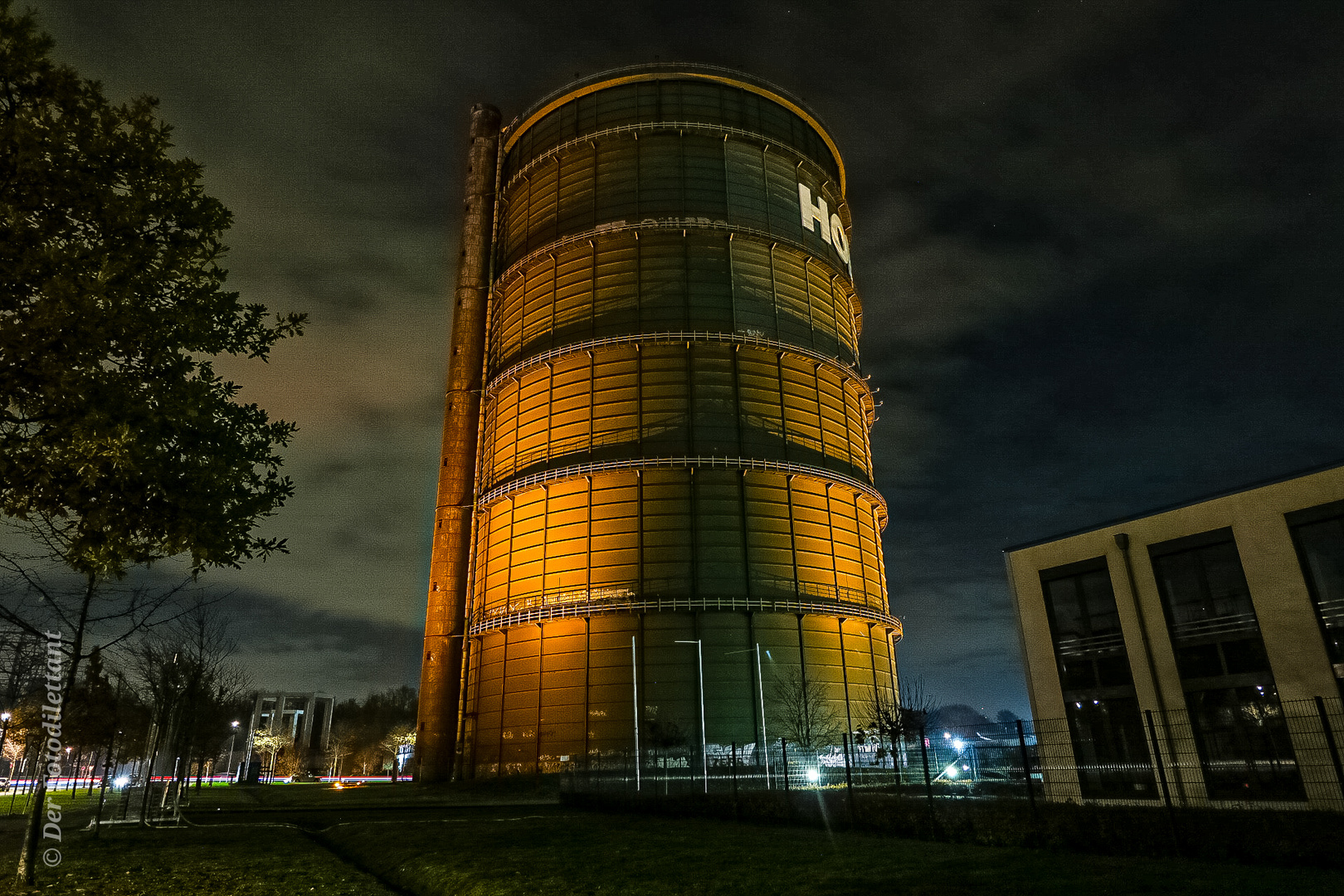 Der Gasometer in Dortmund-Hörde