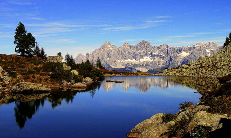 Der Gasselsee als Spiegel