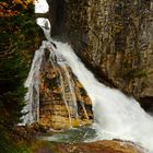 Der Gasteiner Wasserfall im Herbst bei Regen