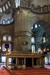 Der Gebetsraum der Blauen Moschee III...