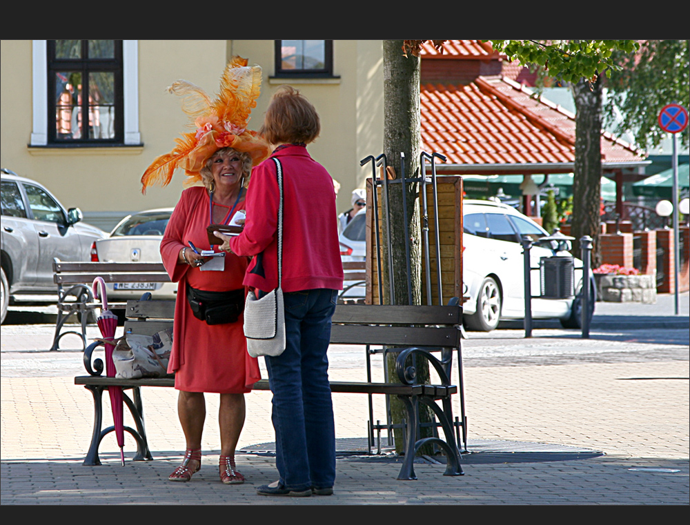 der gefiederte Ticketautomat