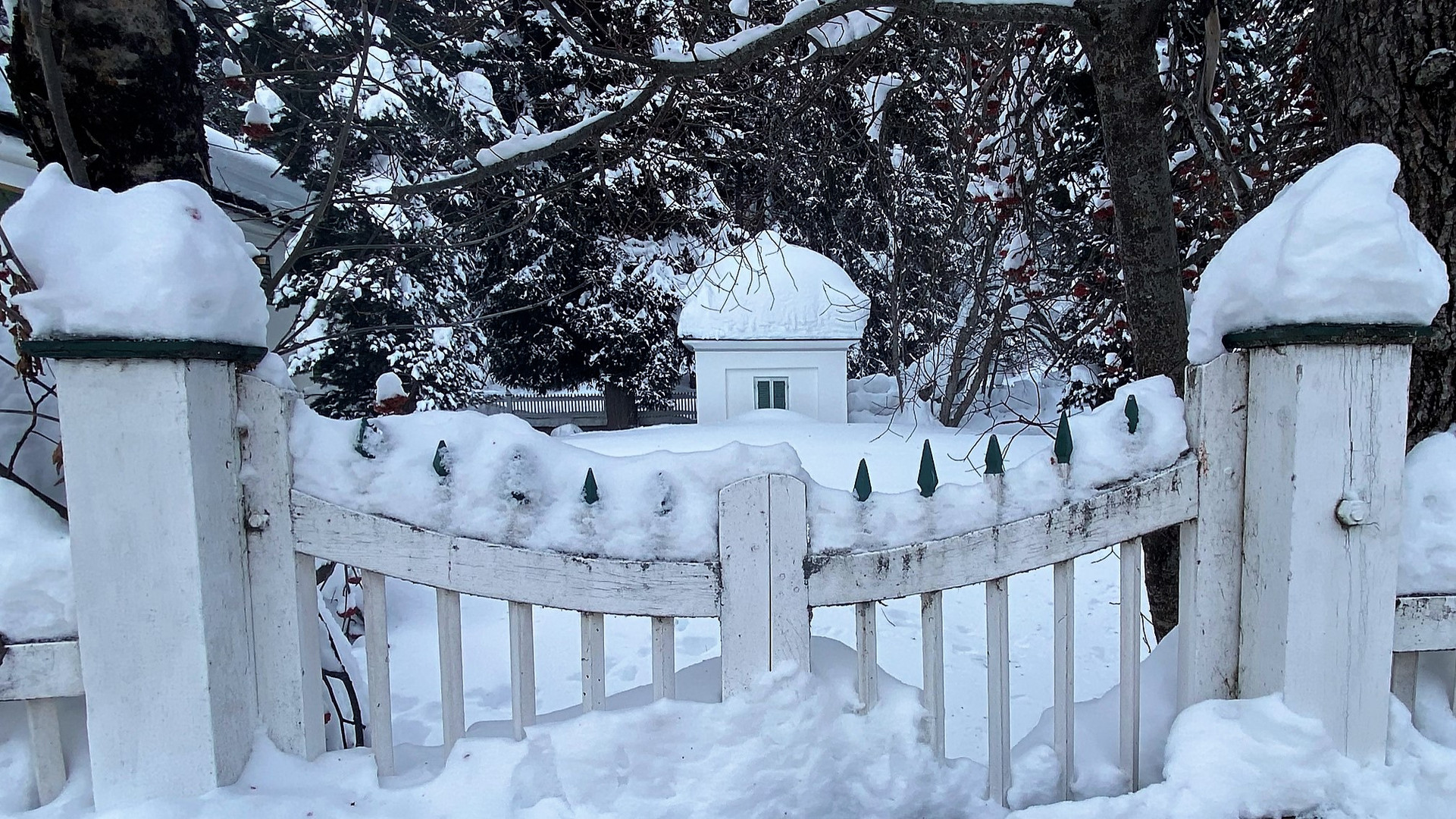 Der geheime Garten im Winter