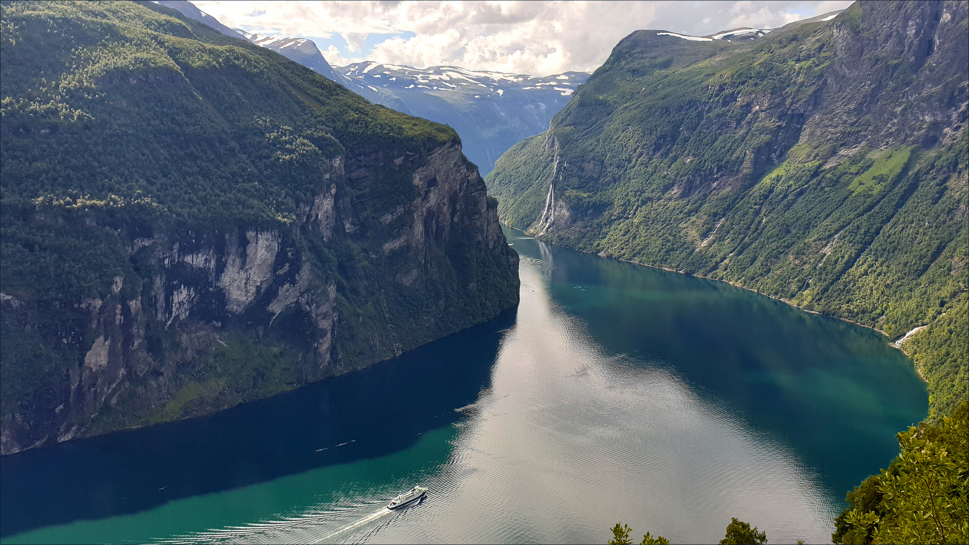 der Geiranger Fjord 