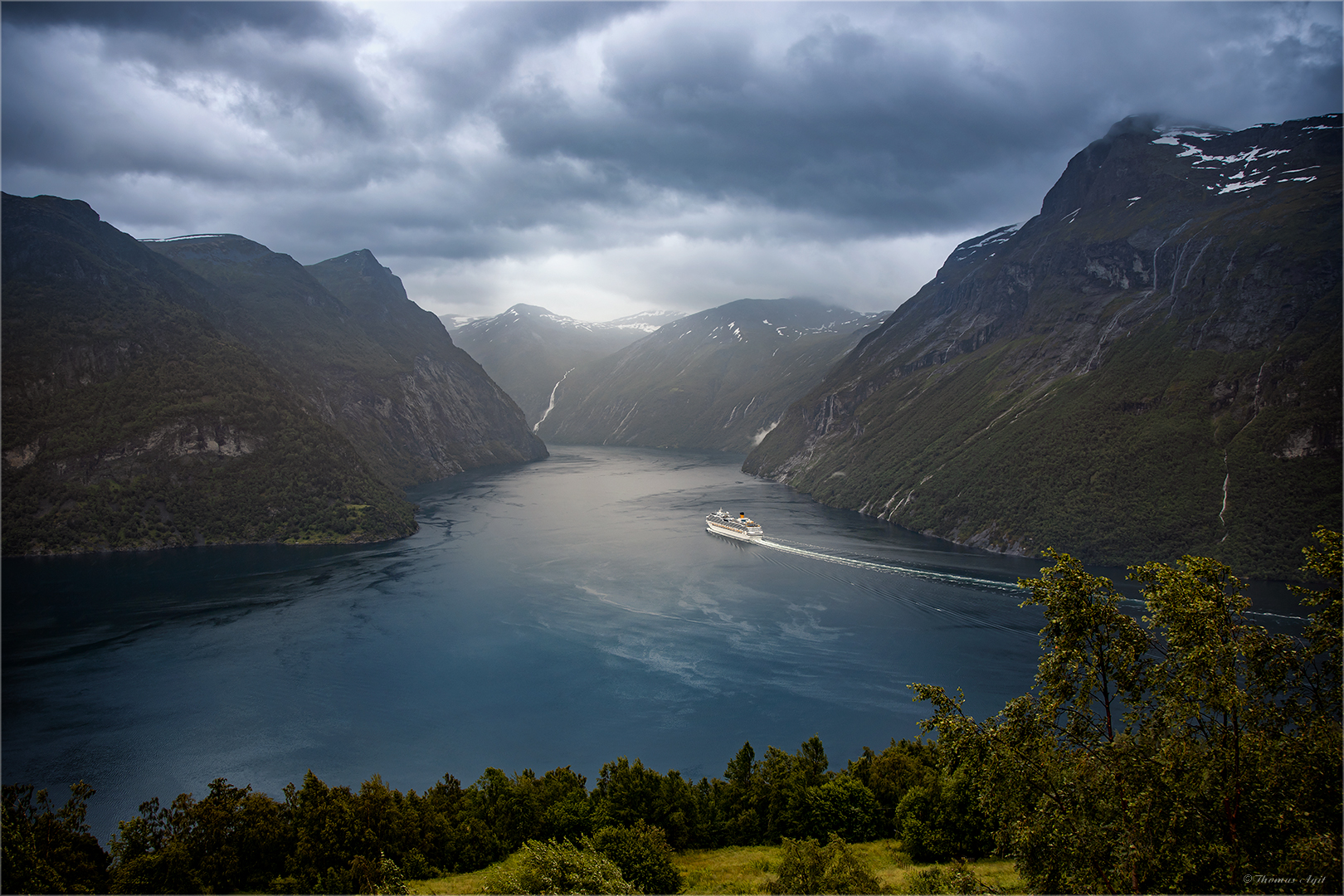 Der Geiranger Fjord...