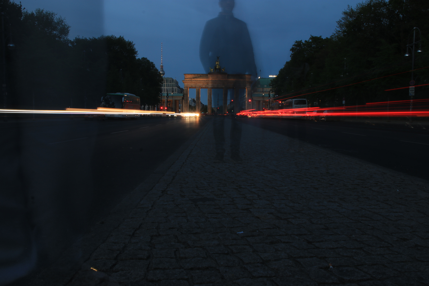 Der Geist vor dem Brandenburger Tor