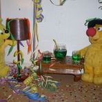 Der gelbe Bär feiert Karneval