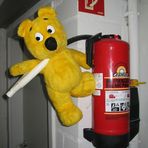 Der gelbe Bär hilft...beim Brandschutz