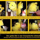 Der gelbe Bär hilft...in der Düsseldorfer Altstadt
