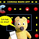 Der gelbe Bär und die Corona Warn App