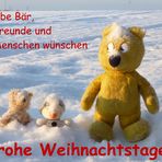 Der gelbe Bär wünscht Frohe Weihnachtstage !