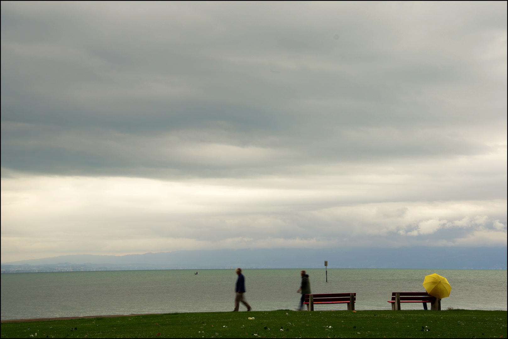 Der gelbe Regenschirm