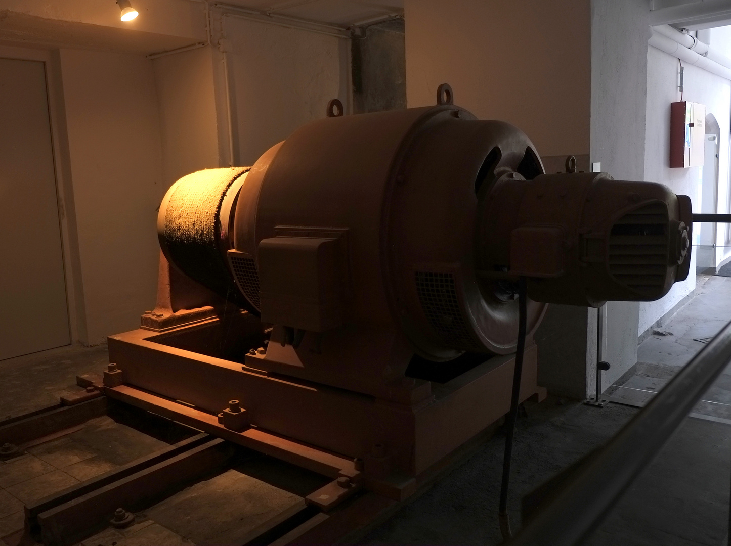 der Generator und die Turbine