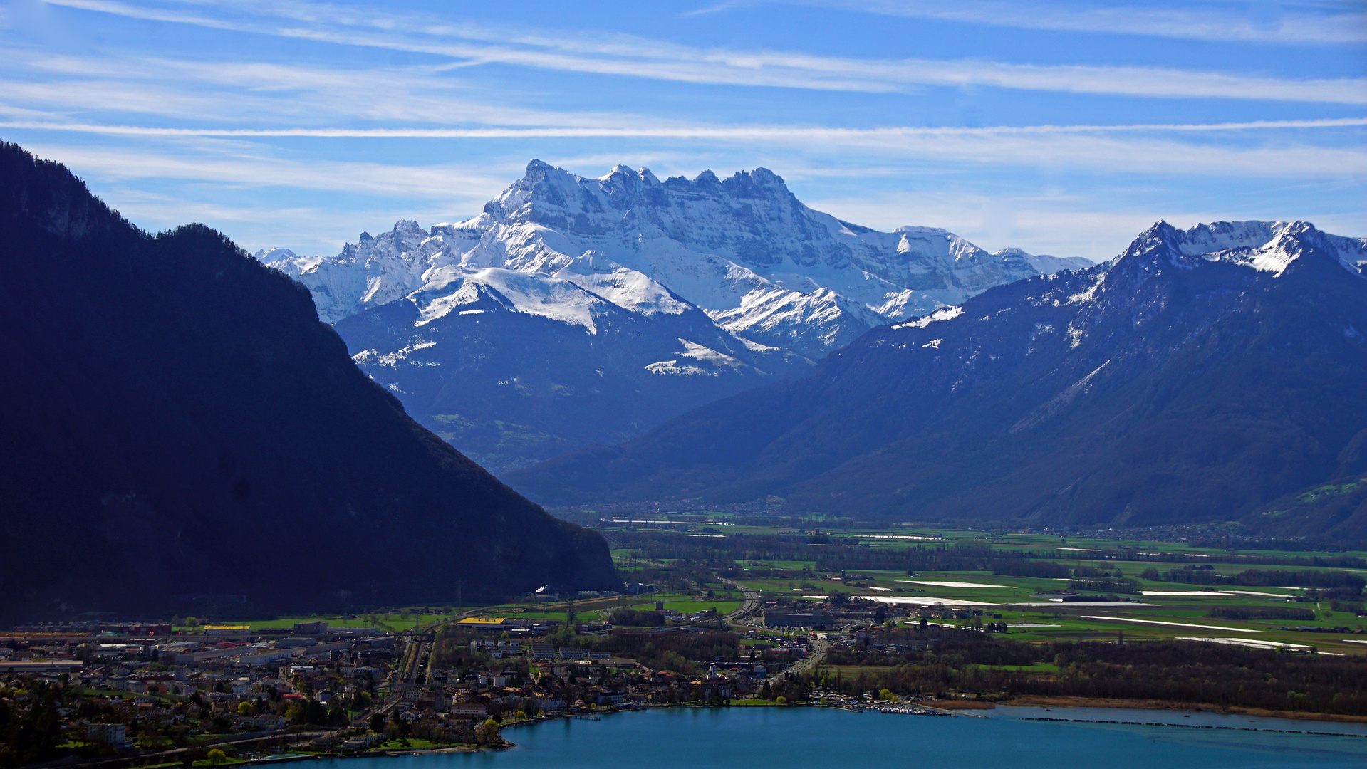 Der Genfer See bei Montreux