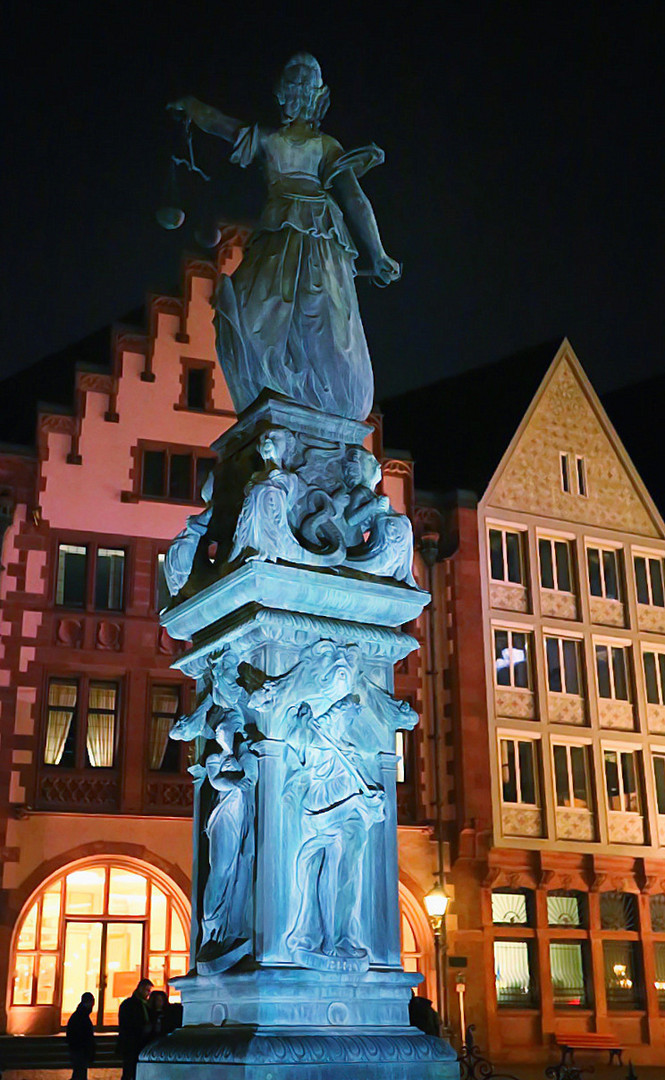 Der Gerechtigkeitsbrunnen.