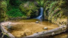 Der Geroldsauer-Wasserfall. 