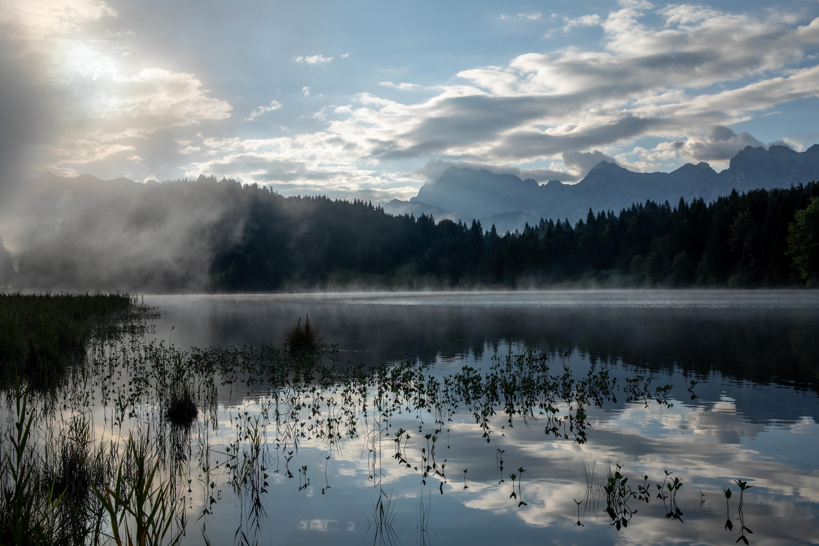 Der Geroldsee am frühen Morgen (2)