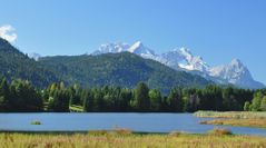 Der Geroldsee mit Zugspitzmassiv