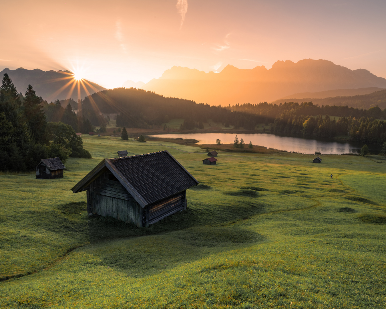 Der Geroldsee zum Sonnenaufgang