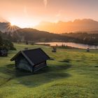 Der Geroldsee zum Sonnenaufgang