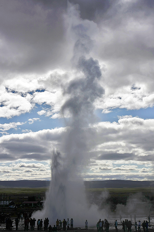 Der Geysir ...