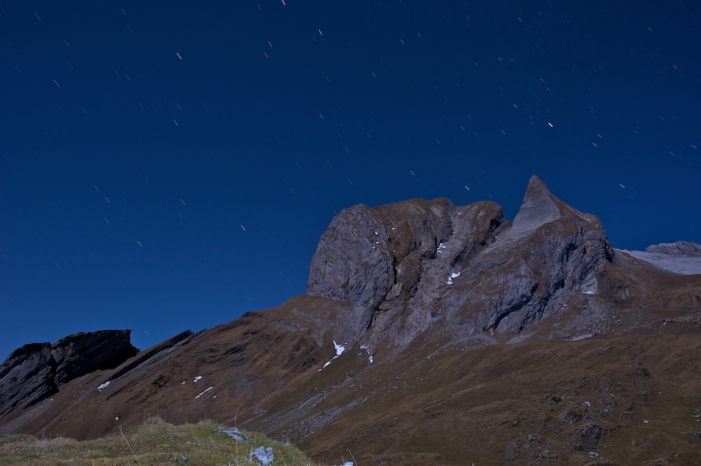 Der Girenspitz im Mondlicht