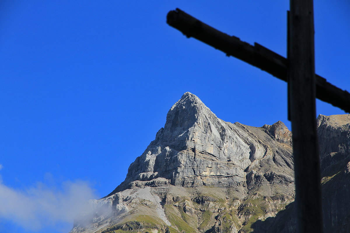 Der Gitschen von der Musenalp aus gesehen.