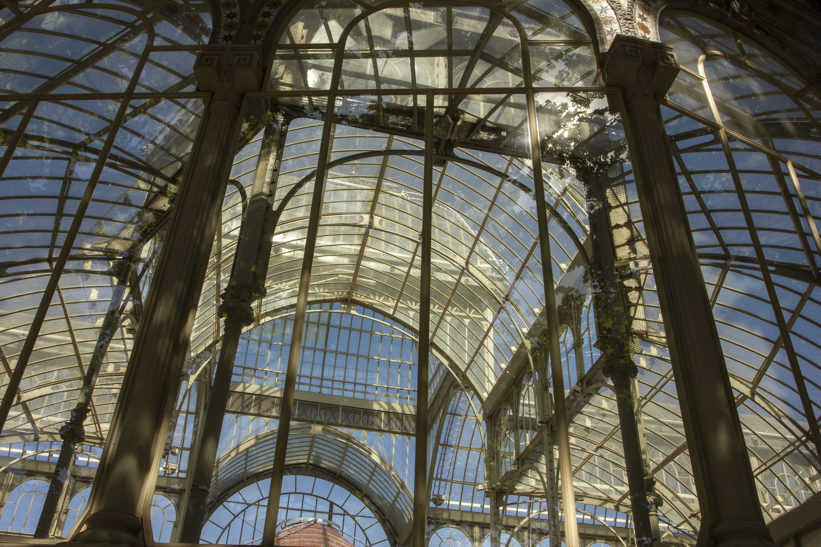 Der Glaspalast in Madrid