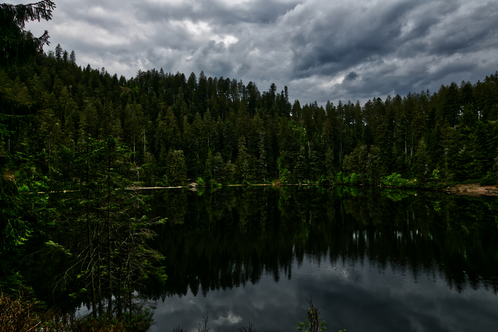 Der Glaswaldsee bringt Ruhe