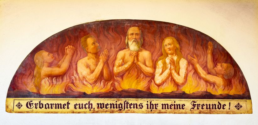 Der Glaube an die Hölle und das Fegefeuer