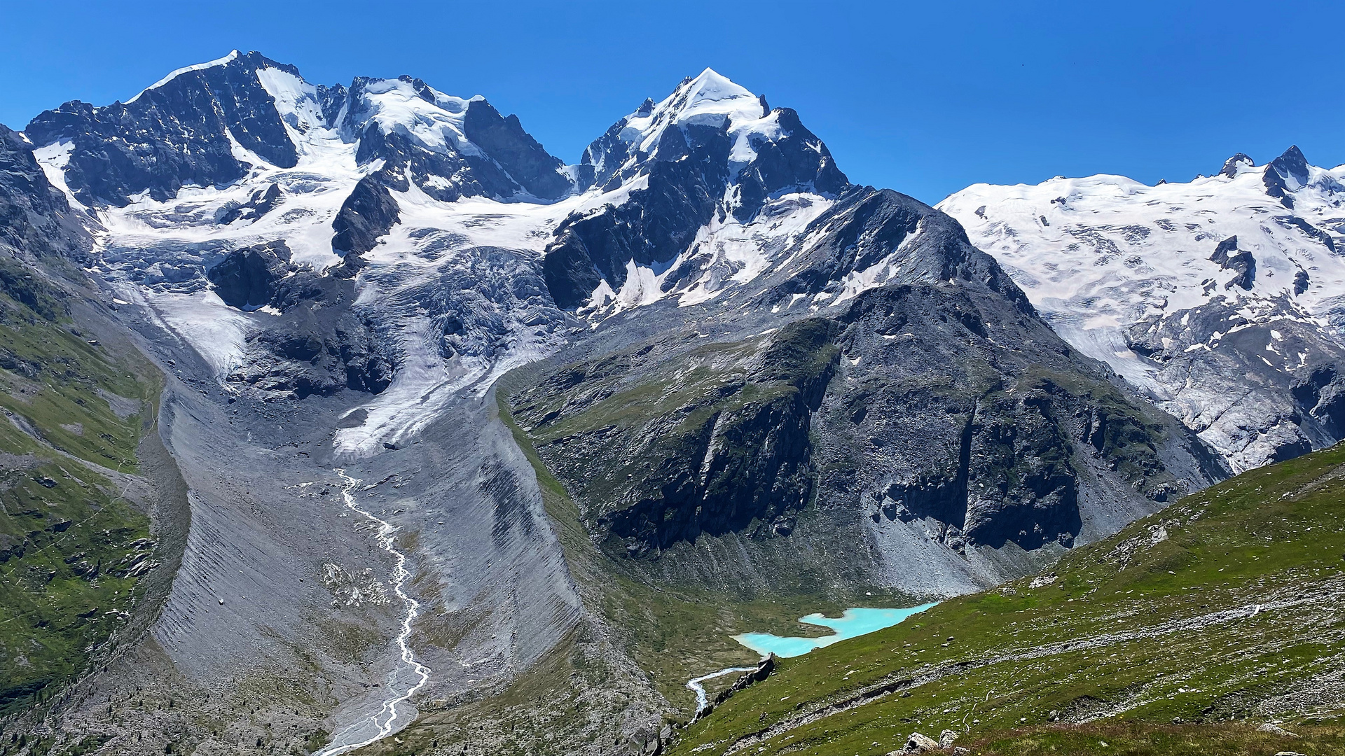 Der Gletscher schmilzt