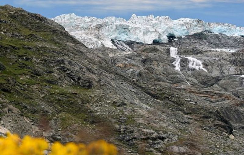 Der Gletscher-von-saas-fee / CH