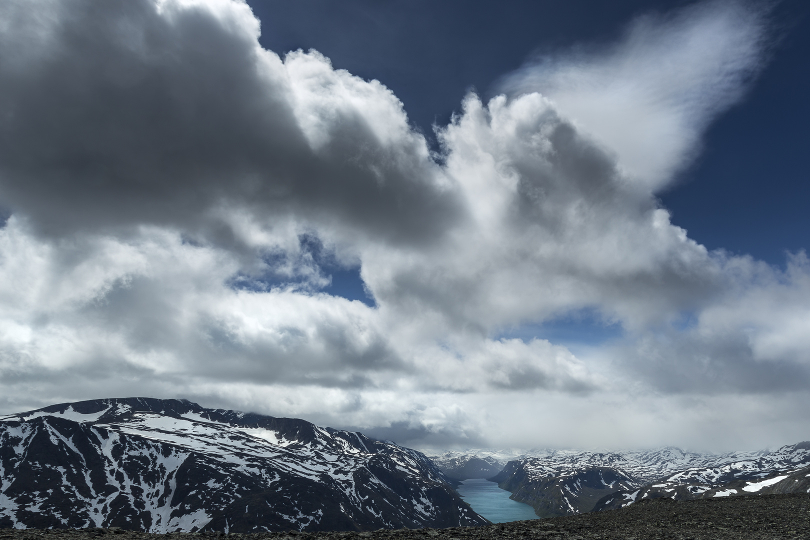 Der Gletschersee Gjende