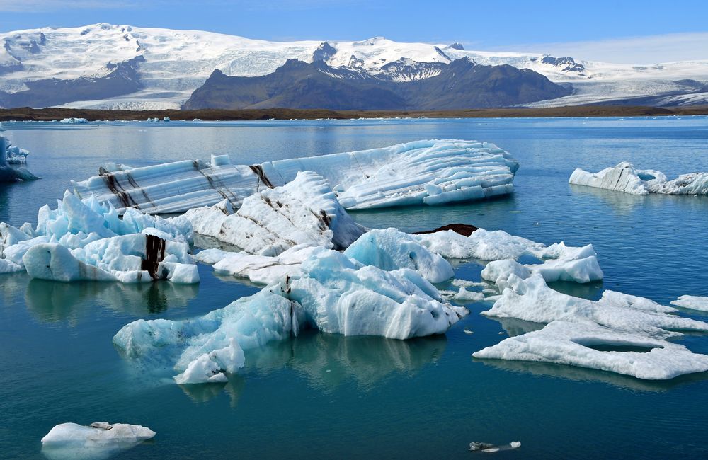 Der Gletschersee Jökulsarlon im Südosten von Island