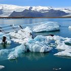 Der Gletschersee Jökulsarlon im Südosten von Island