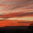 der glühende Himmel ...