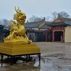 Der goldene Drache im Kaiserpalast von Hue (Vietnam)