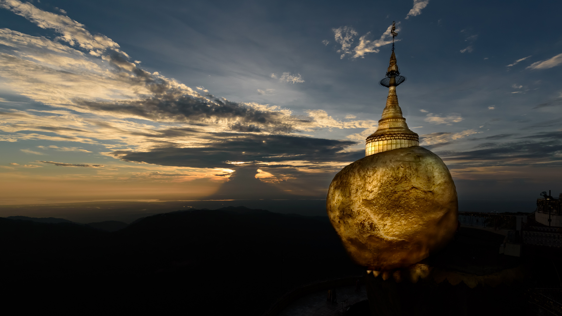 Der goldene Felsen Mynamar