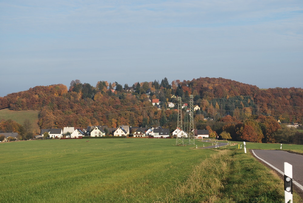 Der goldene Herbst in Sachsen